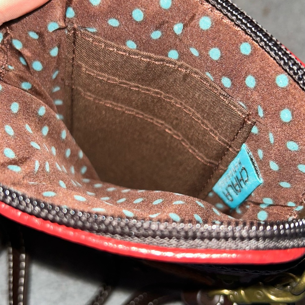 Chala Red Crossbody Bag with Dog Design - Picture 6 of 9